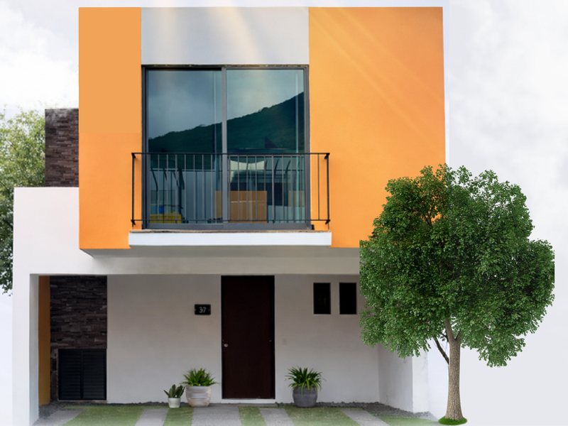 Fachada del modelo Luna de dos niveles