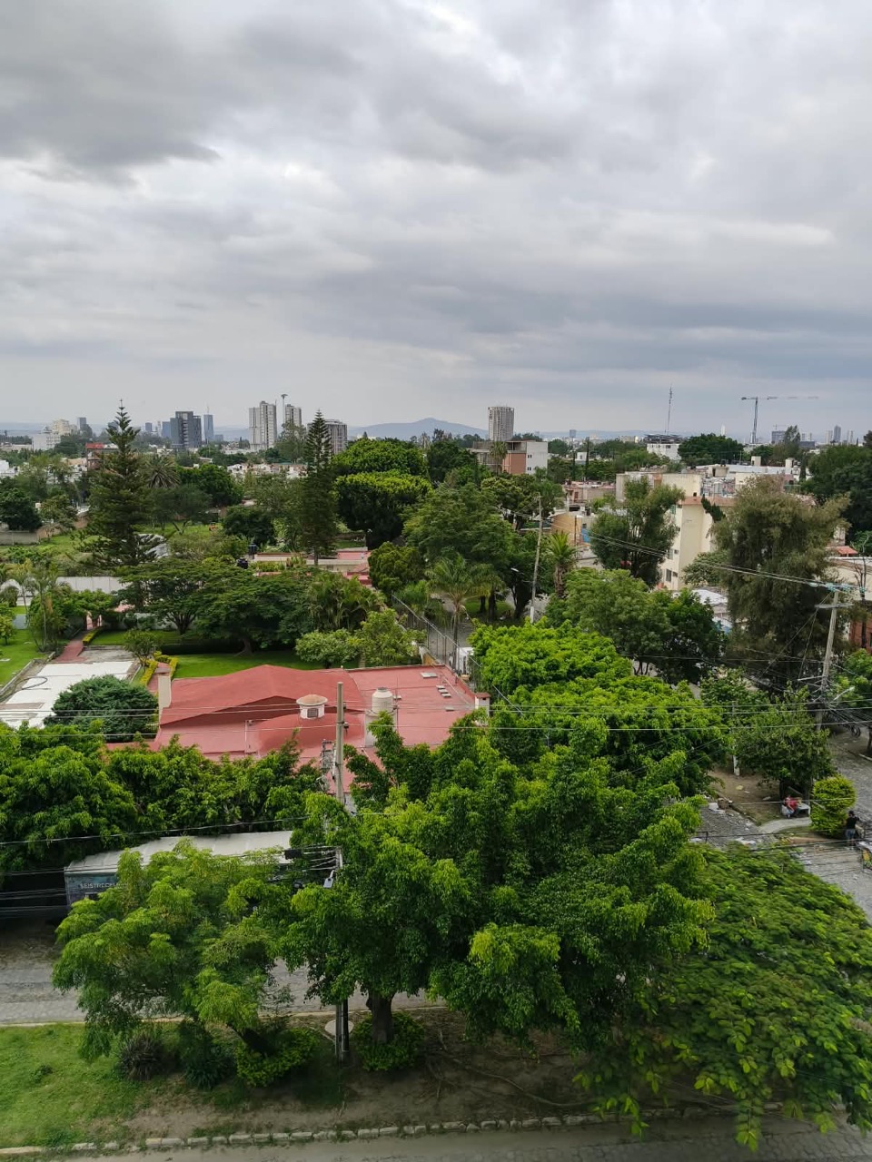 Vista panorámica desde el balcón
